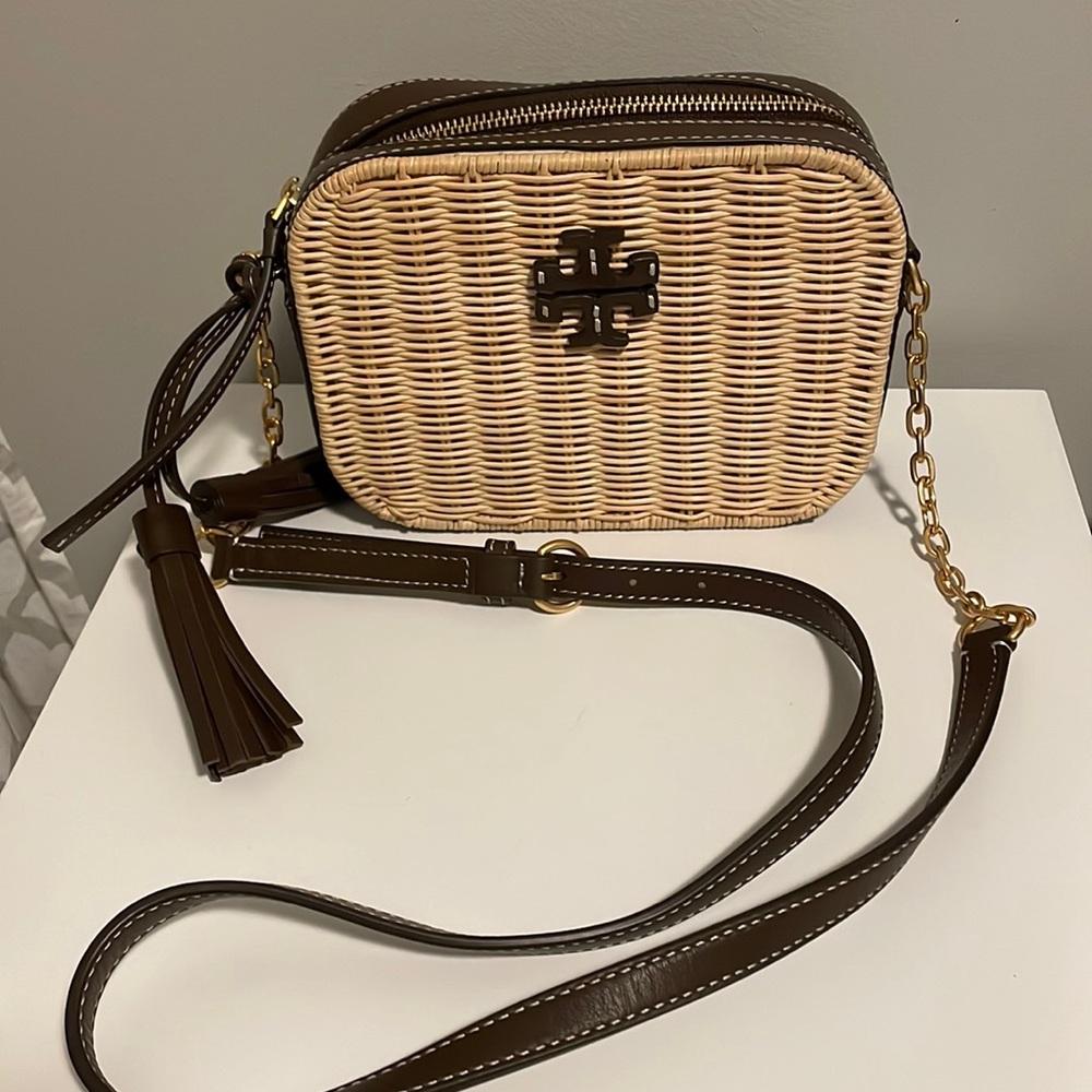 Tory Burch McGraw wicker bag